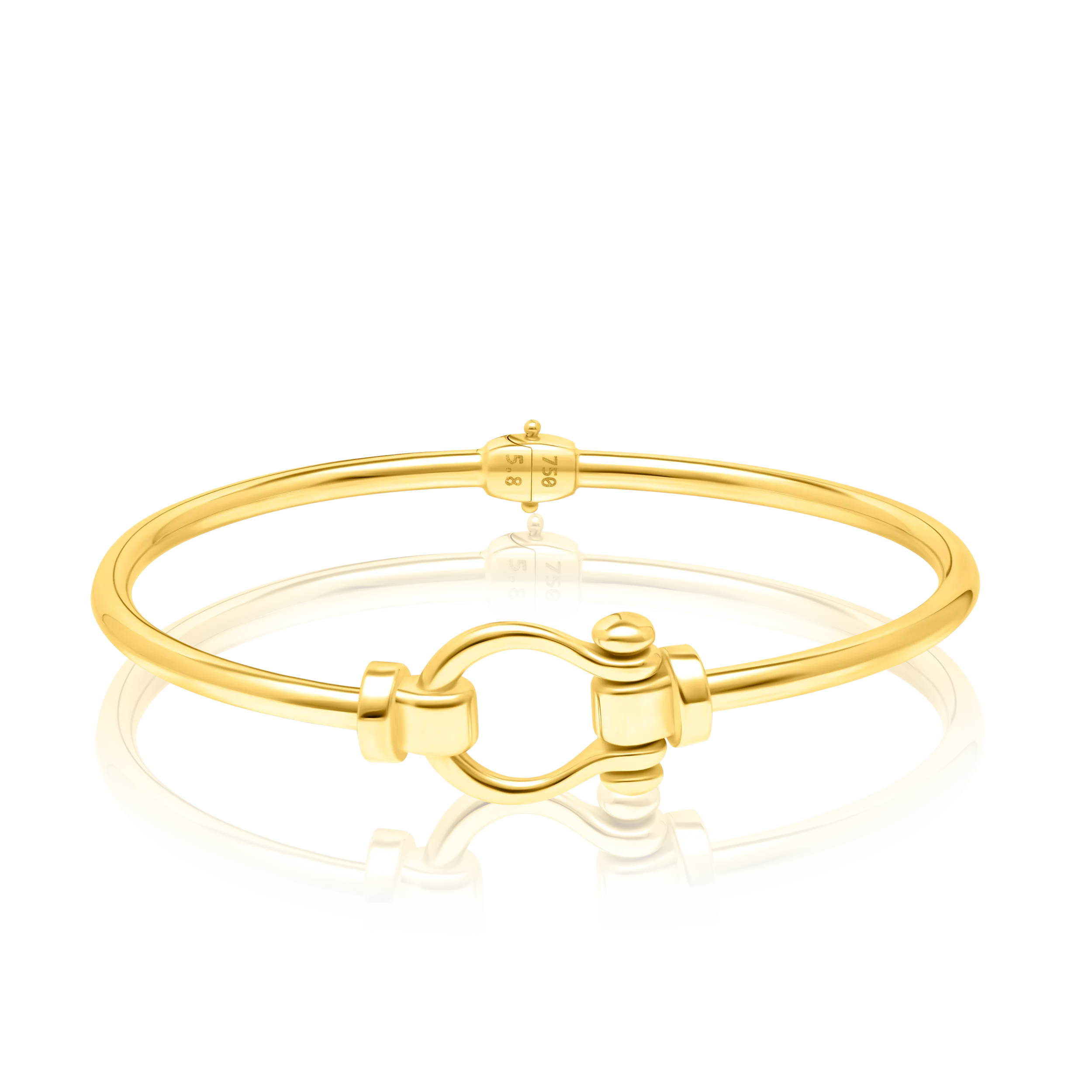 18K Pure Gold Bangle Talagold
