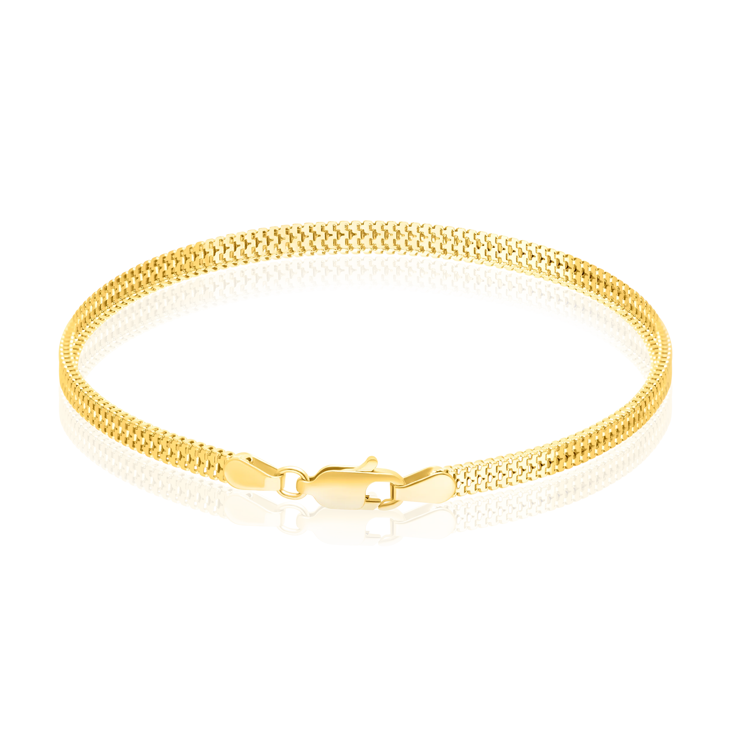 18K Pure Gold Elastic Bracelet Talagold
