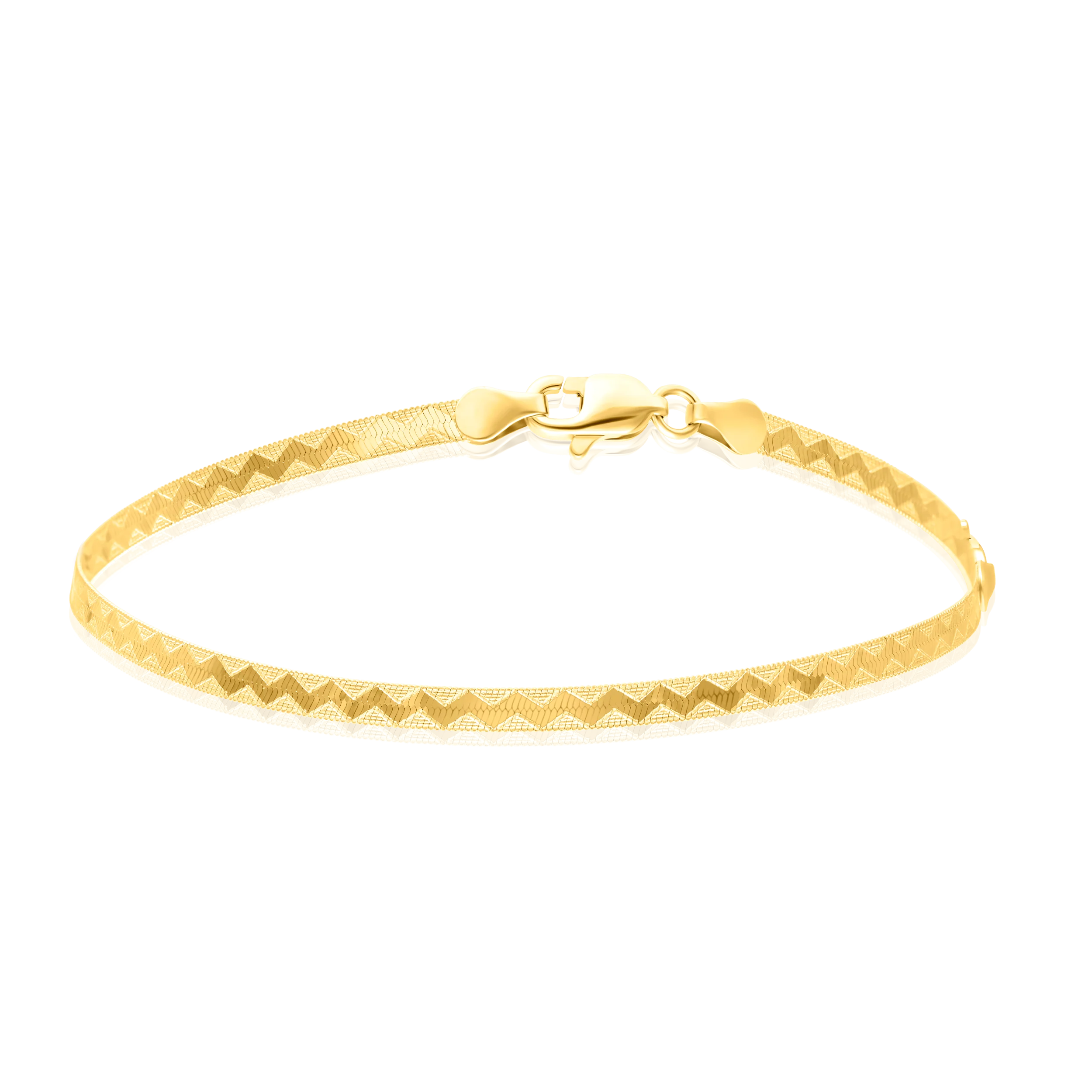 18K Pure Gold Elastic Bracelet Talagold