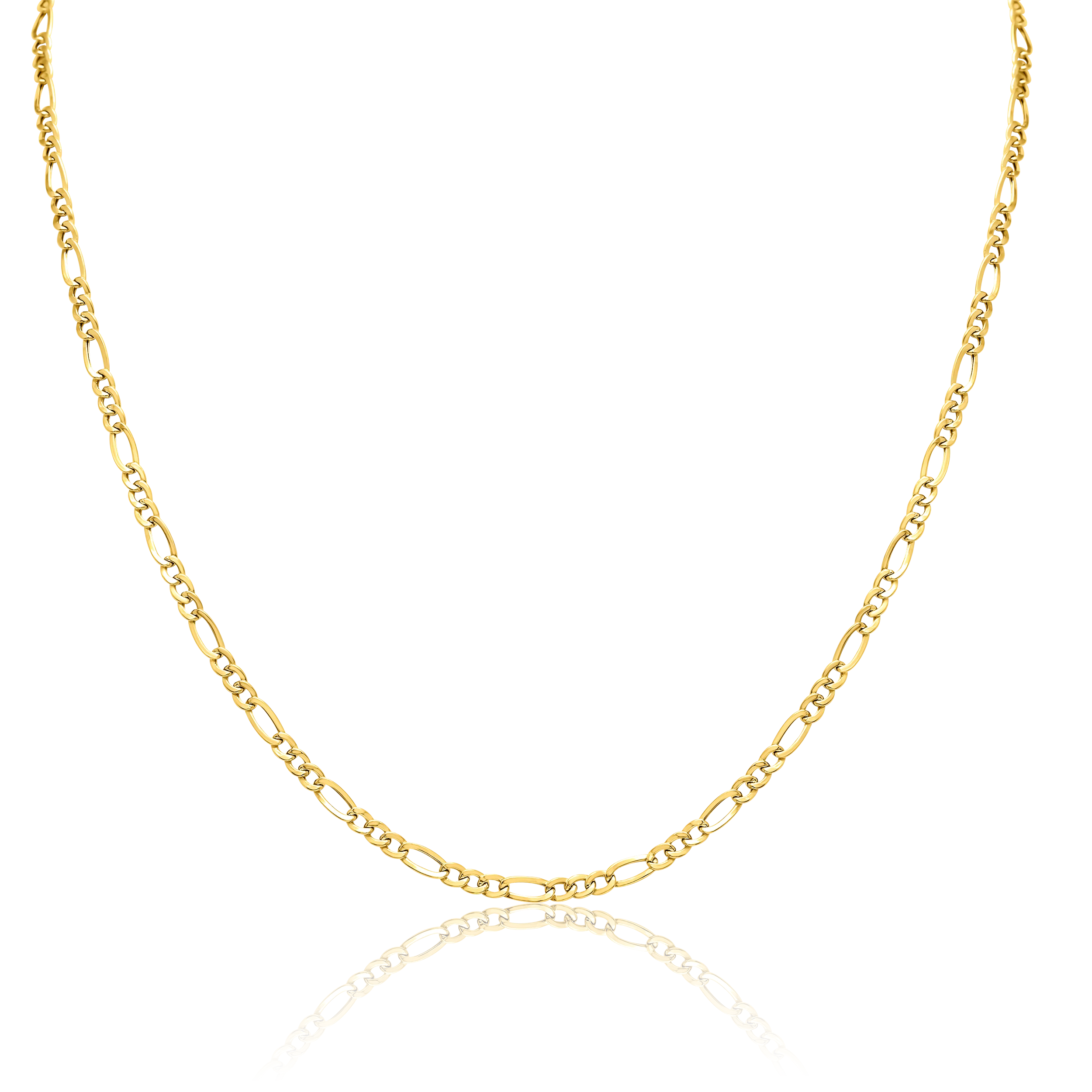 18K Pure Gold Linked Chain (52 C.M) Talagold