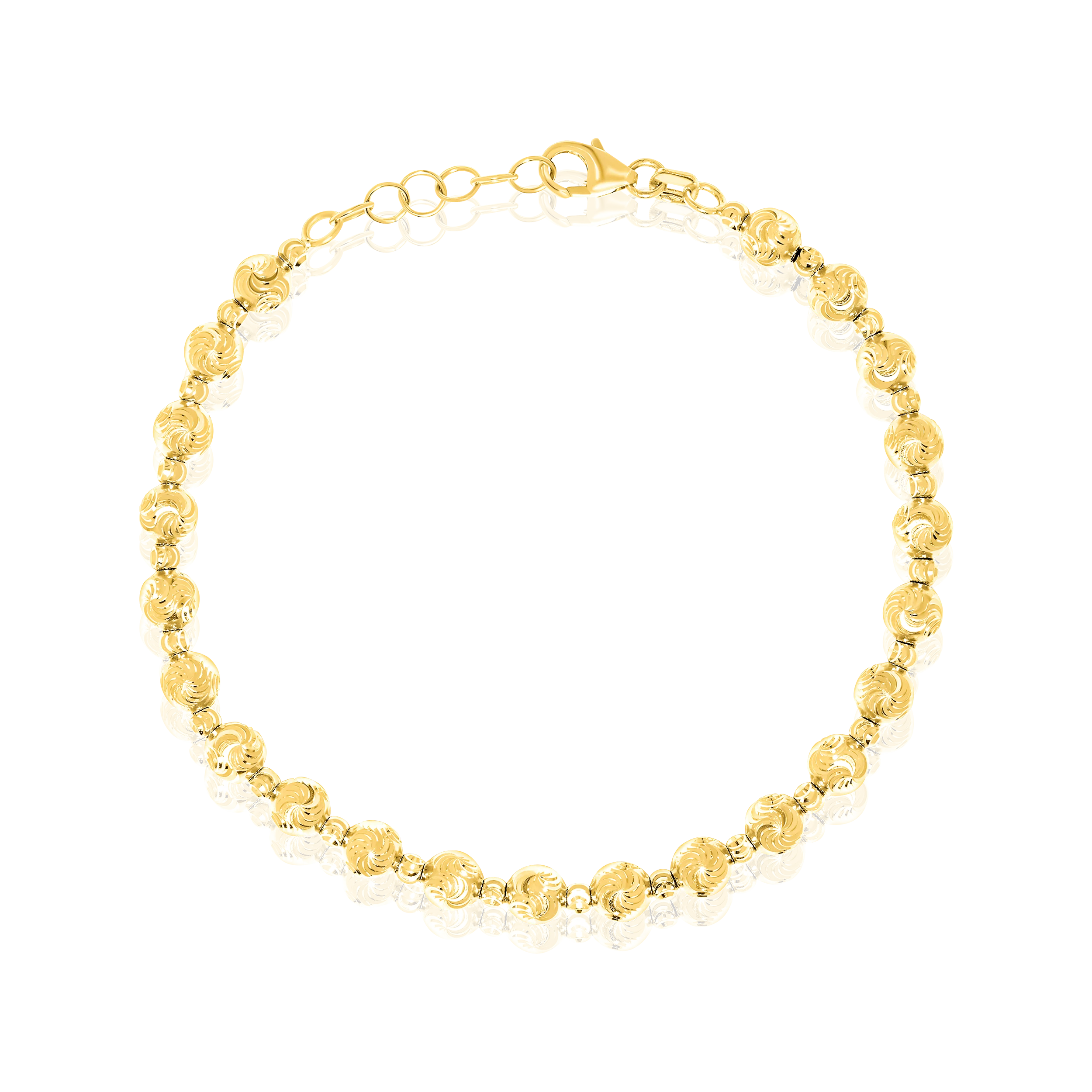 18K Pure Gold Seed Bracelet Talagold