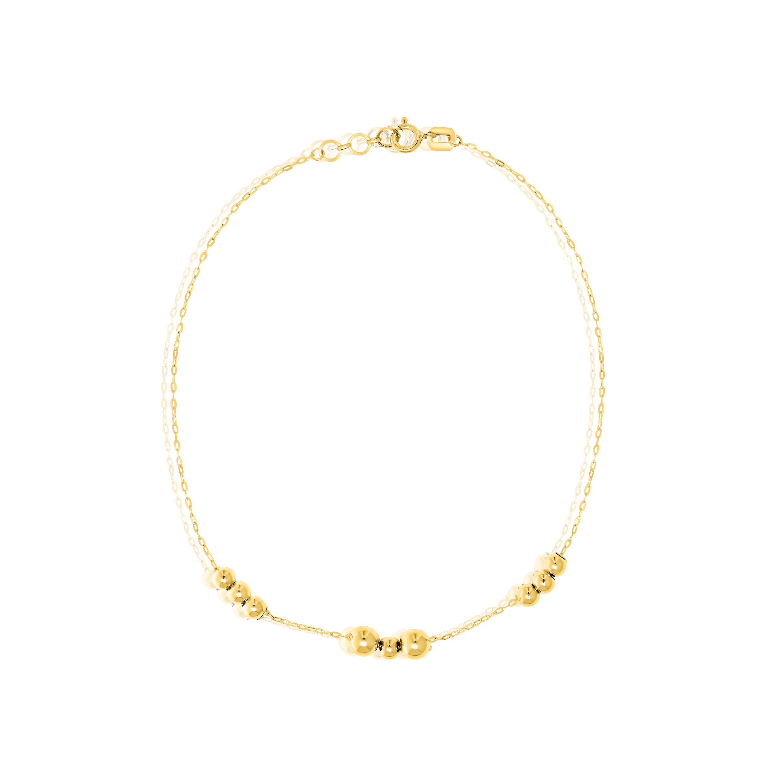 18K Pure Gold Seed Bracelet Talagold