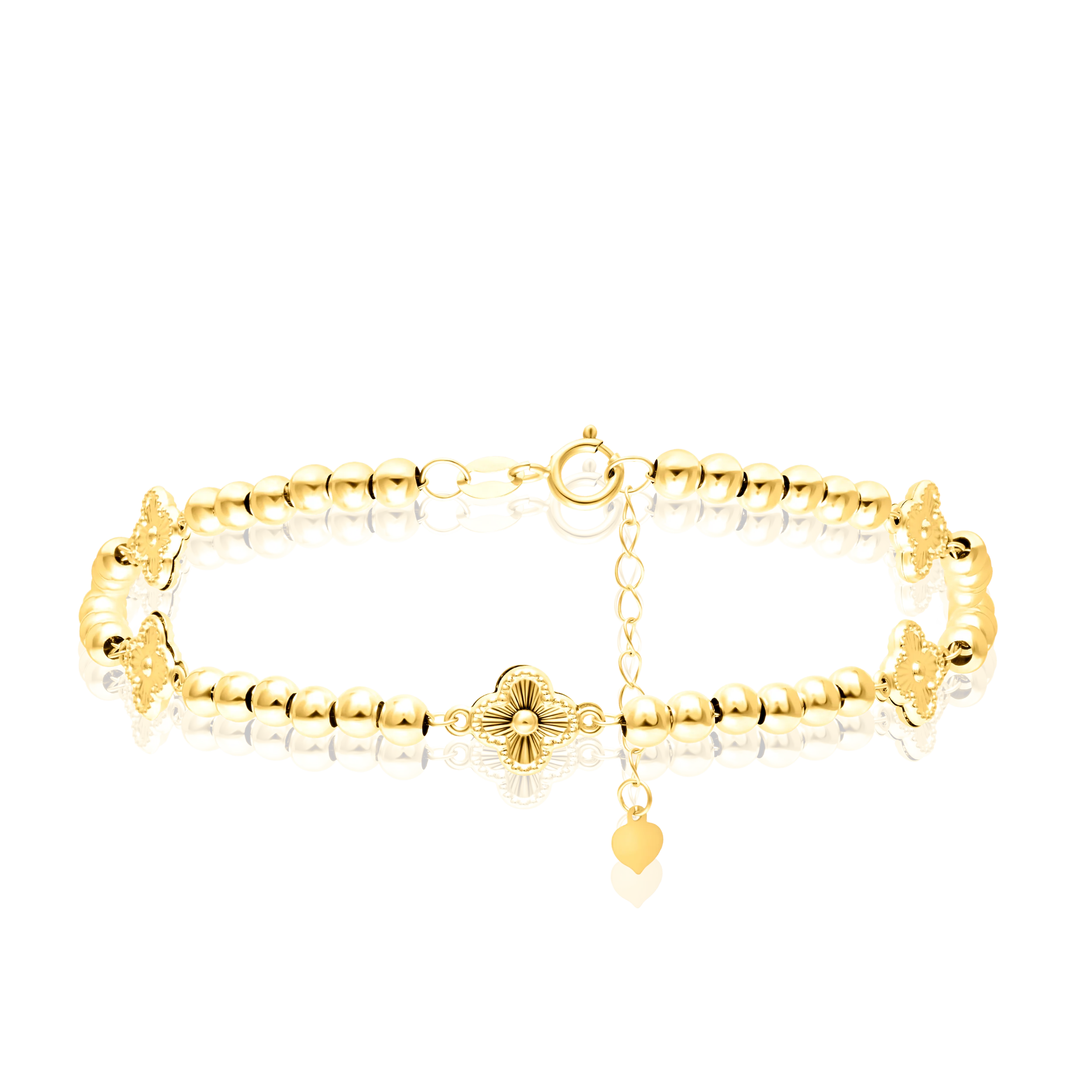 18K Pure Gold Seed Flower Bracelet Talagold