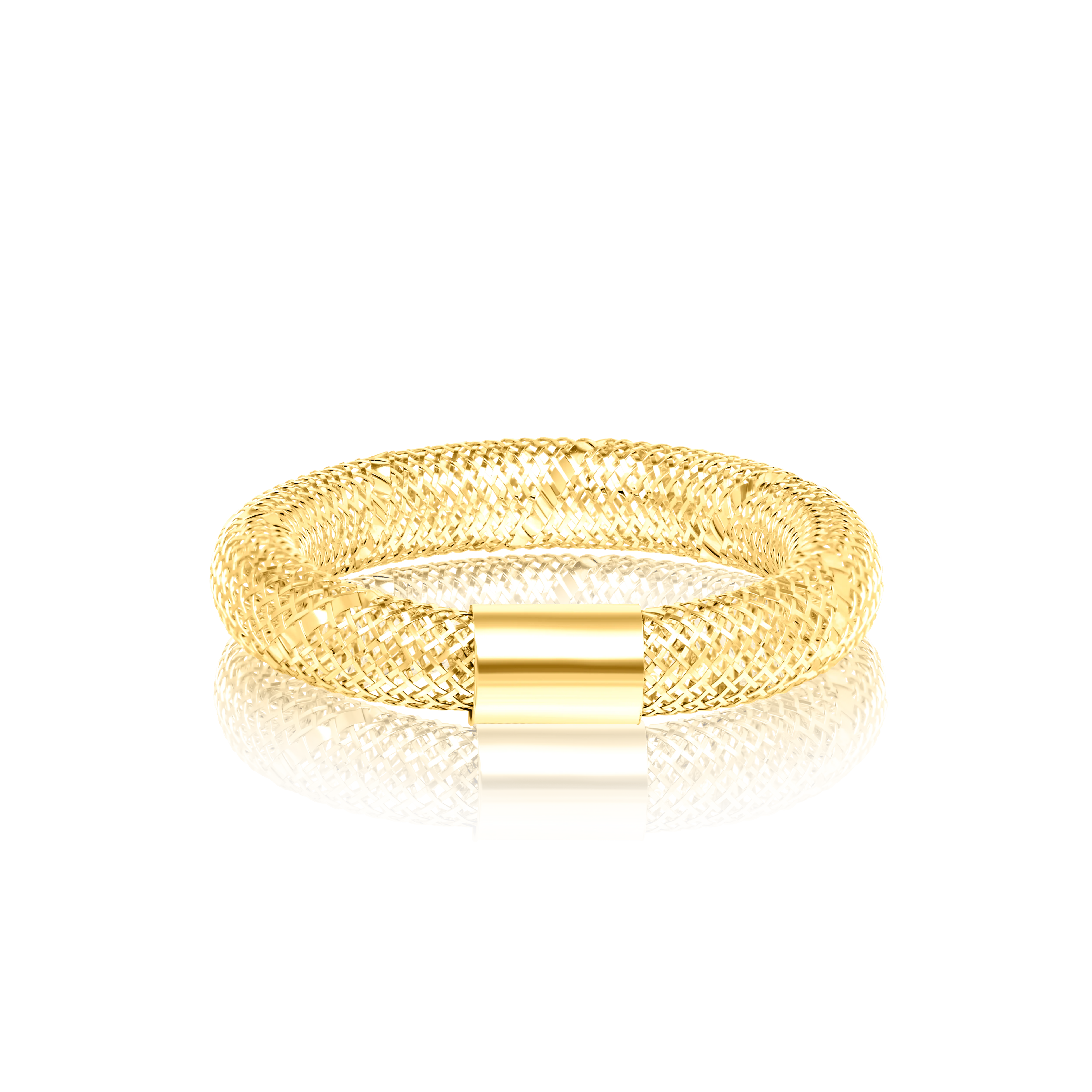 18K Pure Gold Elastic Ring - Image 2