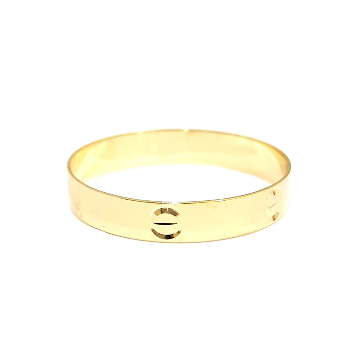 18K Pure Gold Elegant Design Couple Ring - Image 2