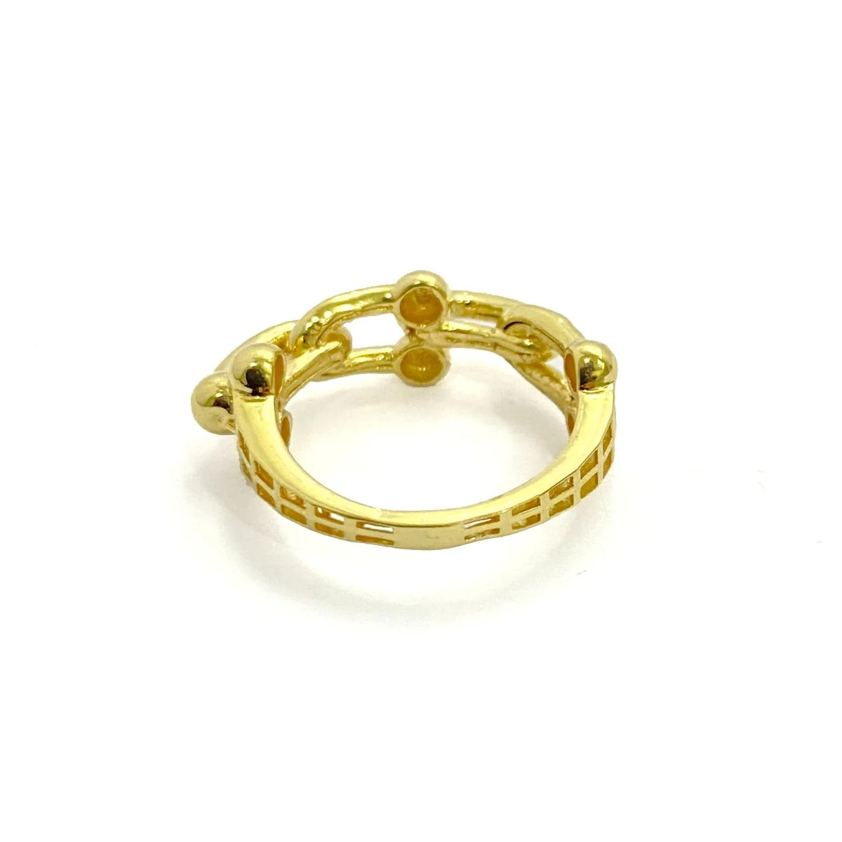 18K Pure Gold Elegant Design Ring - Image 3