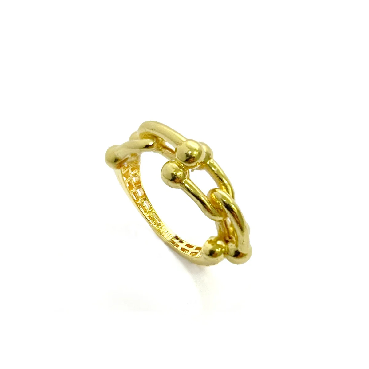 18K Pure Gold Elegant Design Ring - Image 4