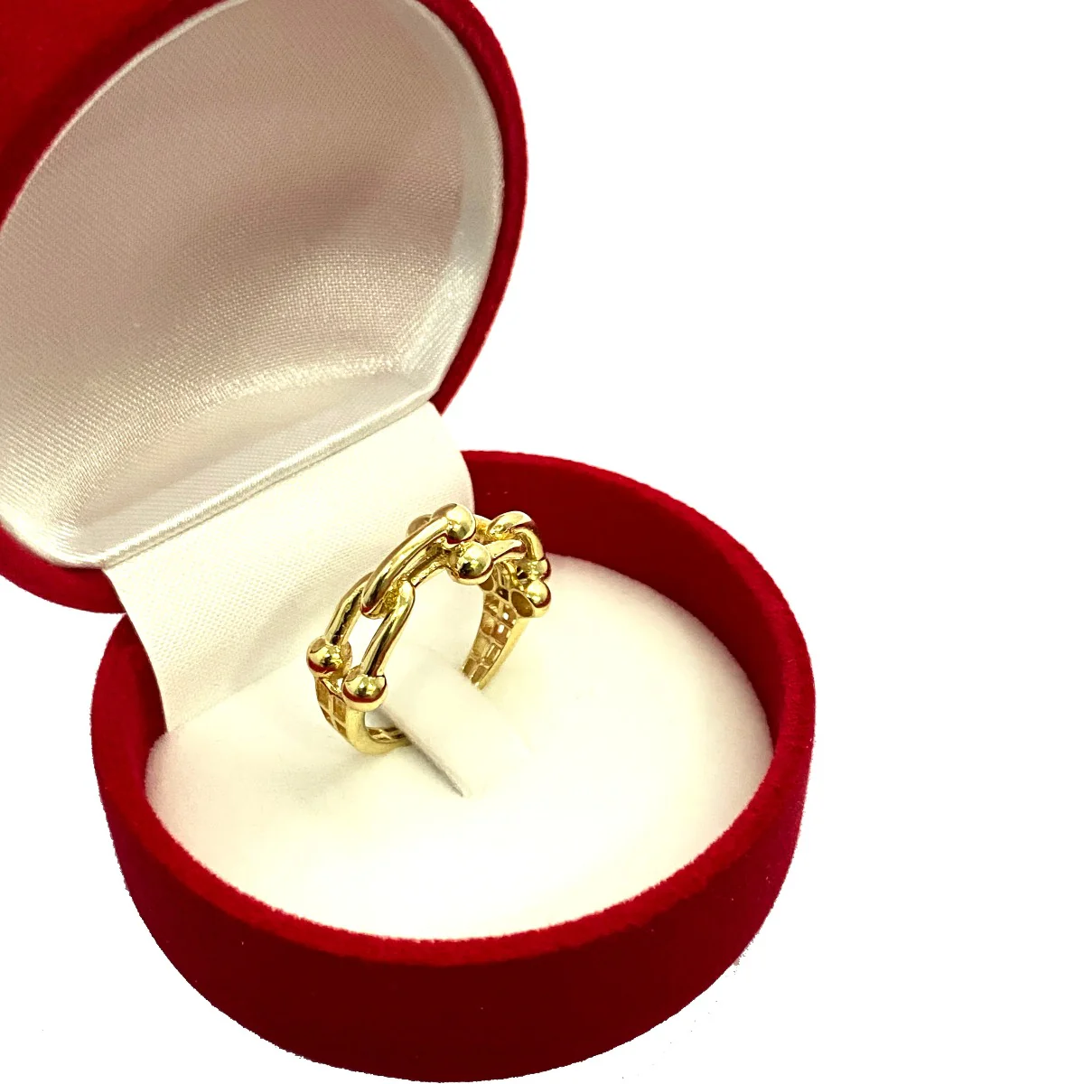 18K Pure Gold Elegant Design Ring - Image 5