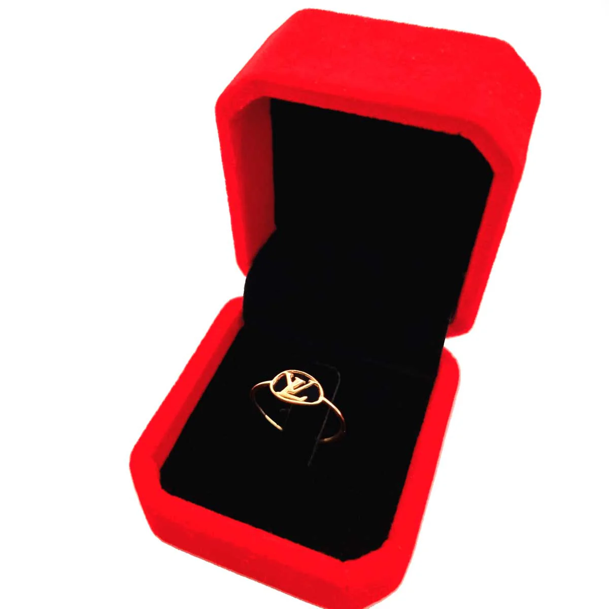 18K Pure Gold Elegant Ring - Image 4
