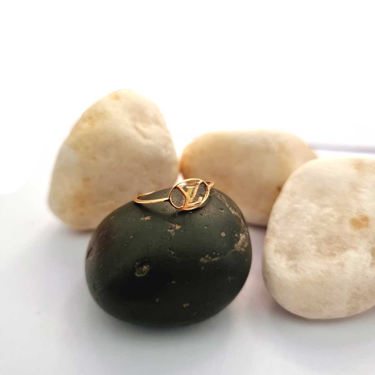 18K Pure Gold Elegant Ring - Image 5