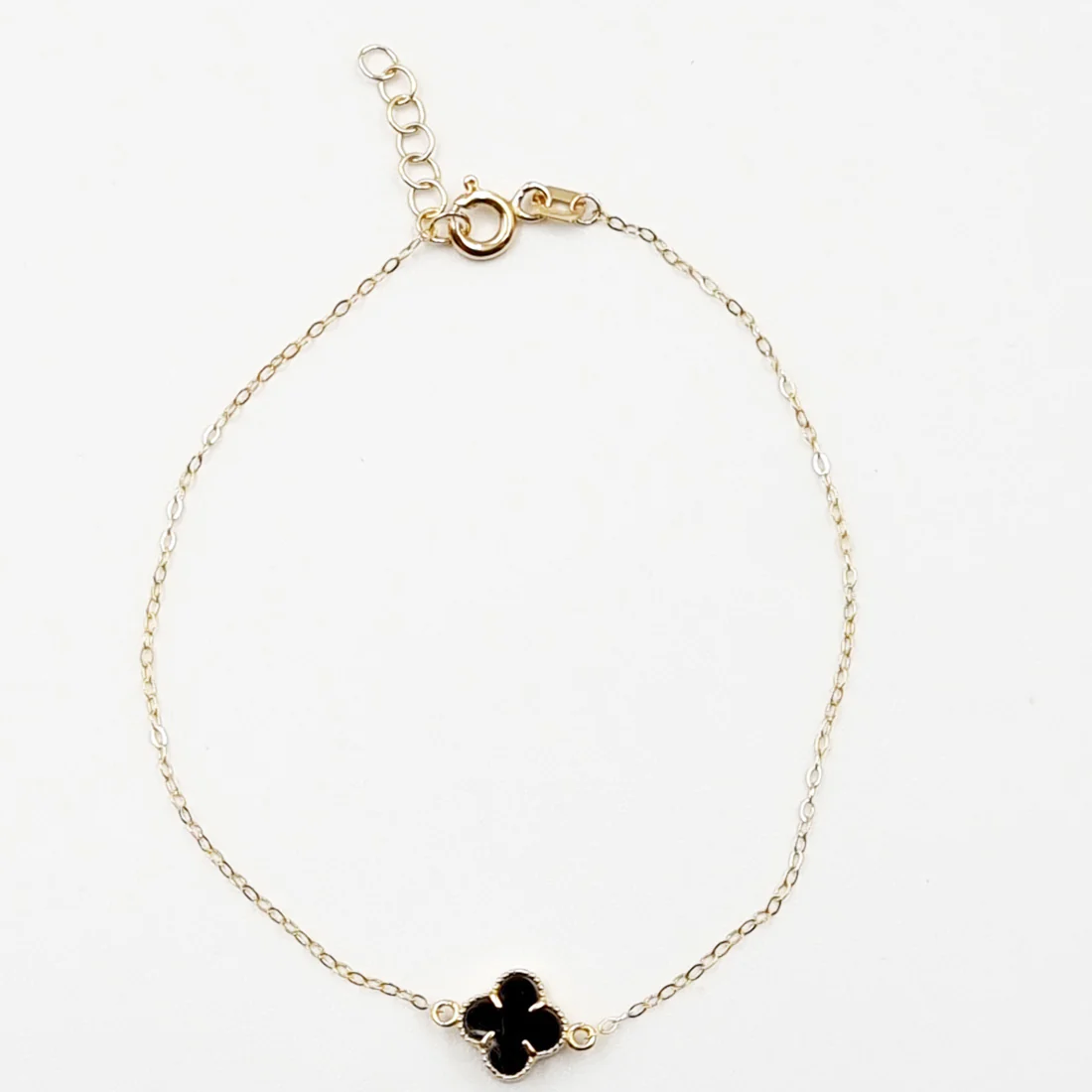 18K Pure Gold Flower Bracelet - Image 6