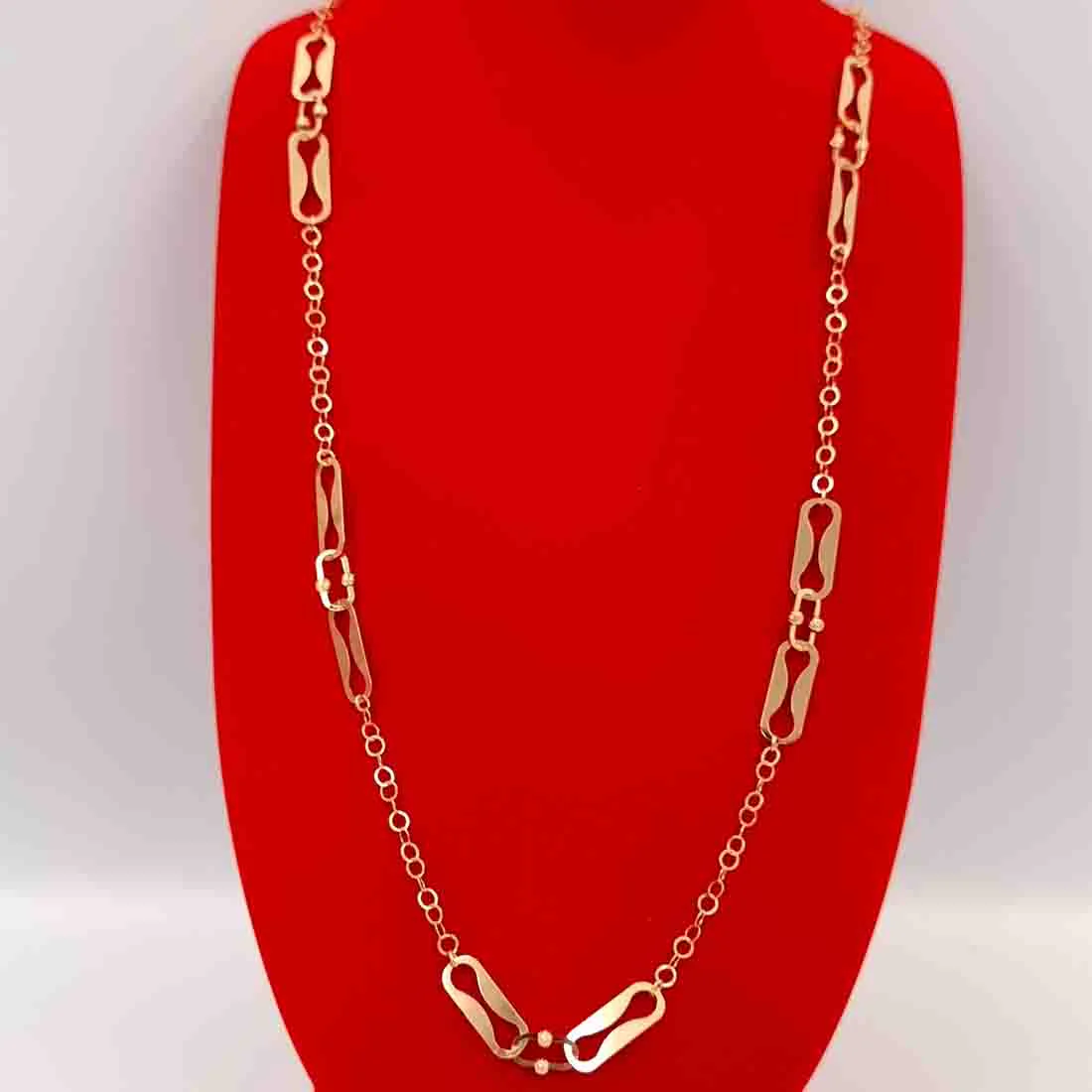 18K Pure Gold Linked Chain - Image 3