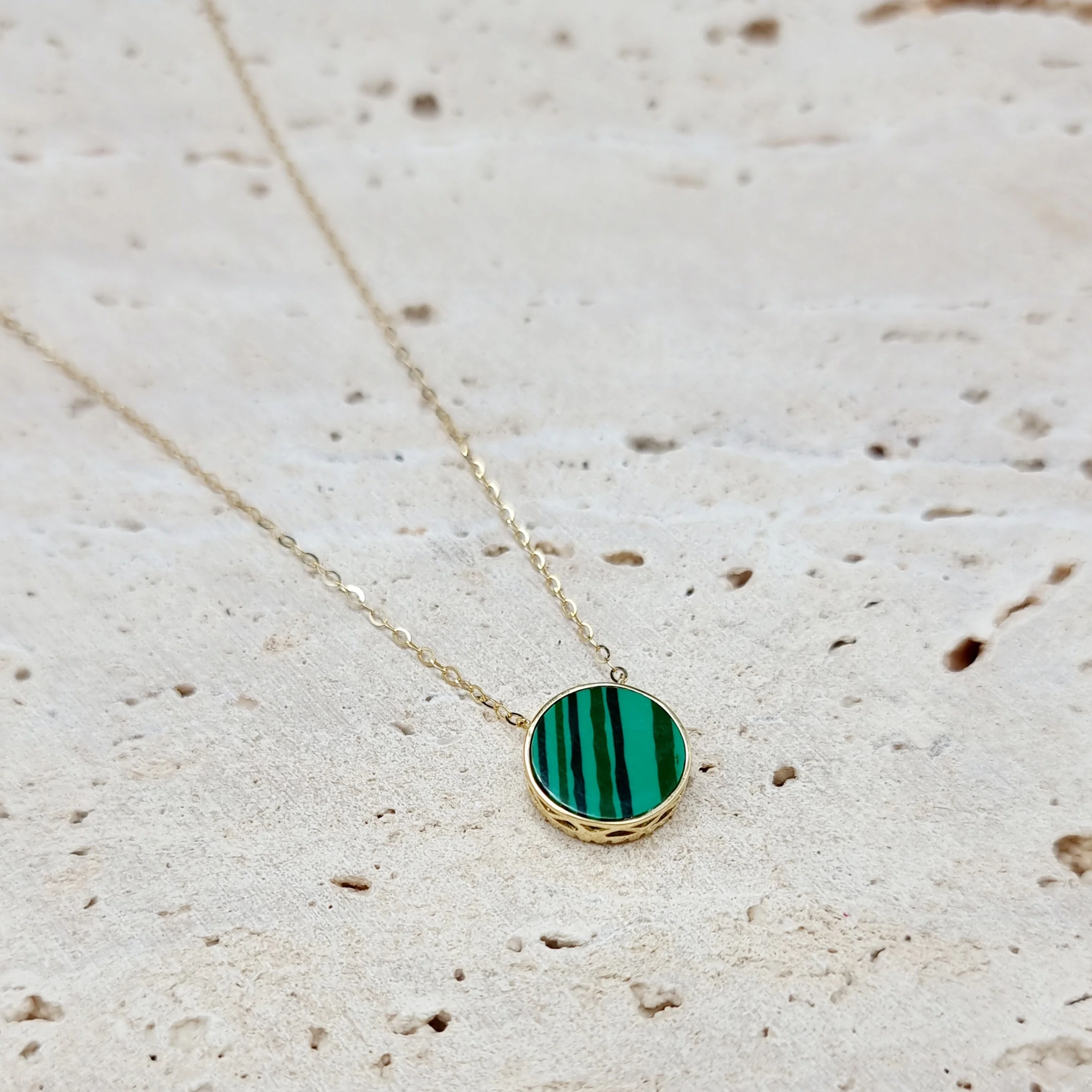18K Pure Gold Love Necklace - Image 4