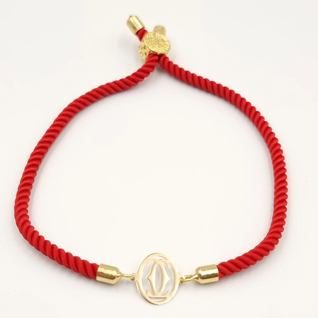 18K Pure Gold Thread Adjustable Bracelet - Image 3