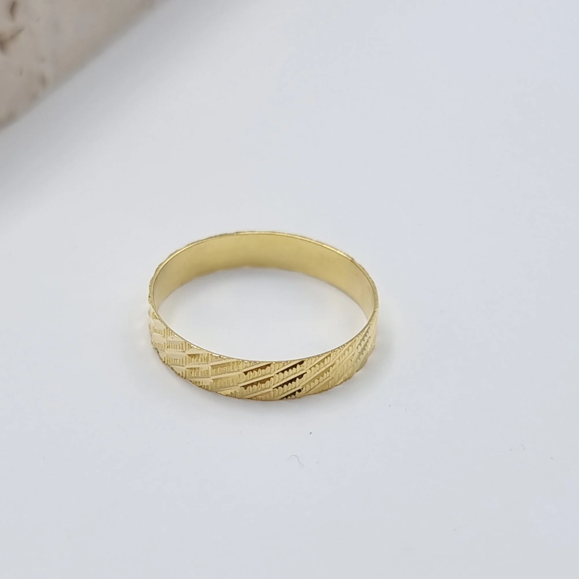 18K Pure Gold Couple Ring - Image 9