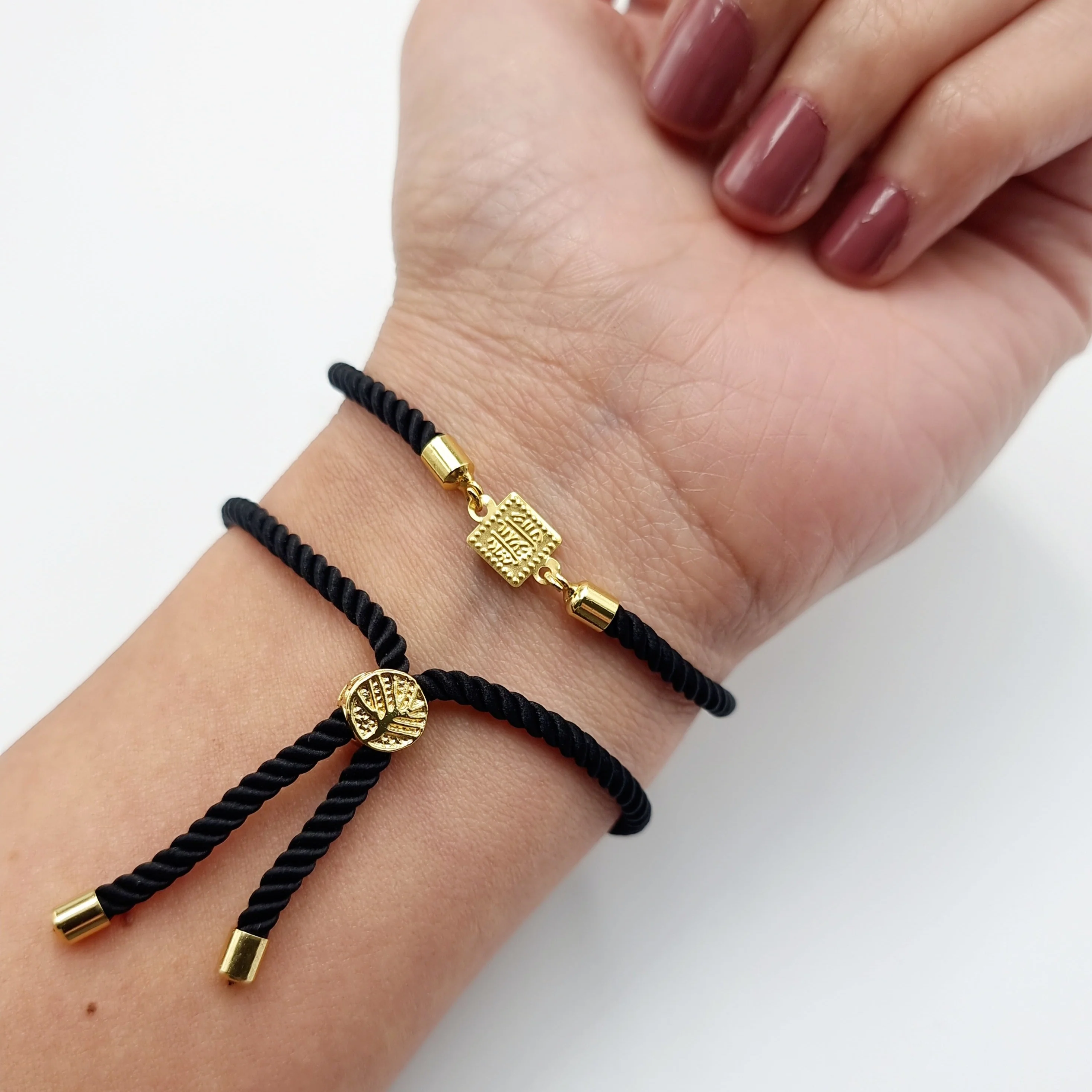 21K Pure Gold Adjustable Bracelet - Image 14