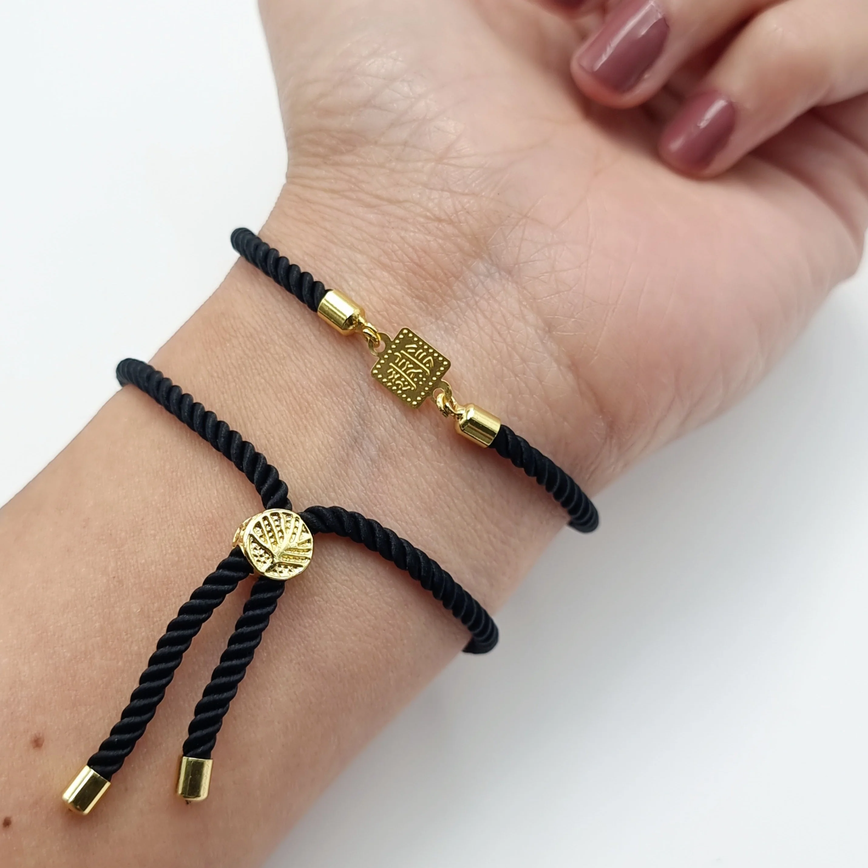 21K Pure Gold Adjustable Bracelet - Image 15