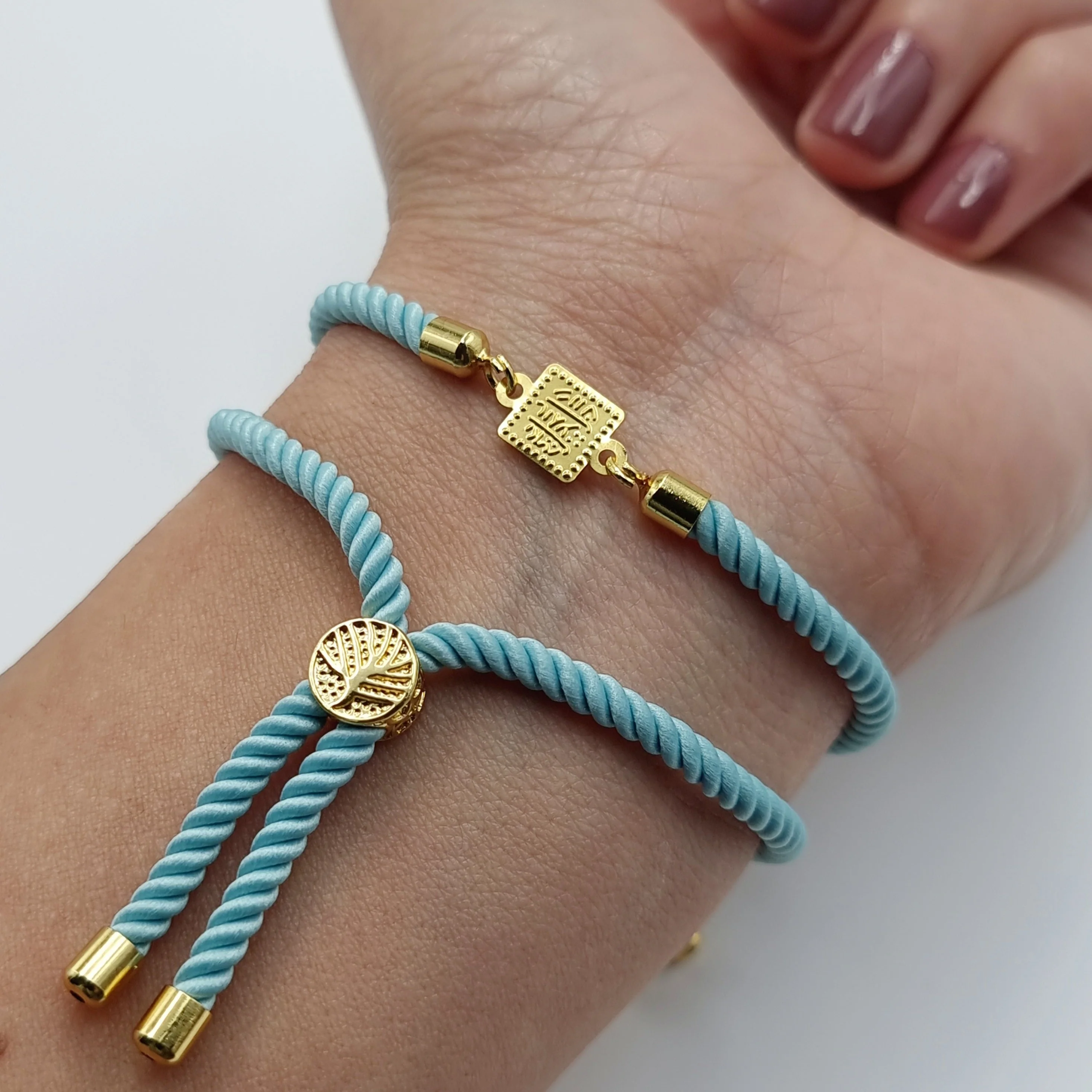 21K Pure Gold Adjustable Bracelet - Image 3