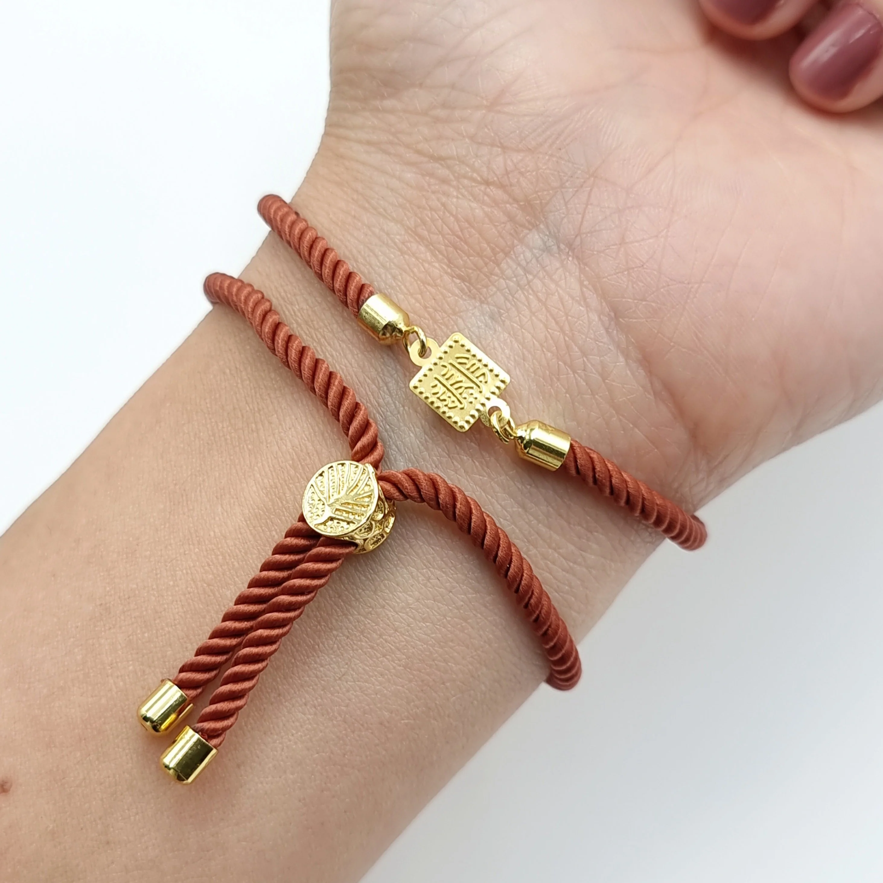 21K Pure Gold Adjustable Bracelet - Image 43