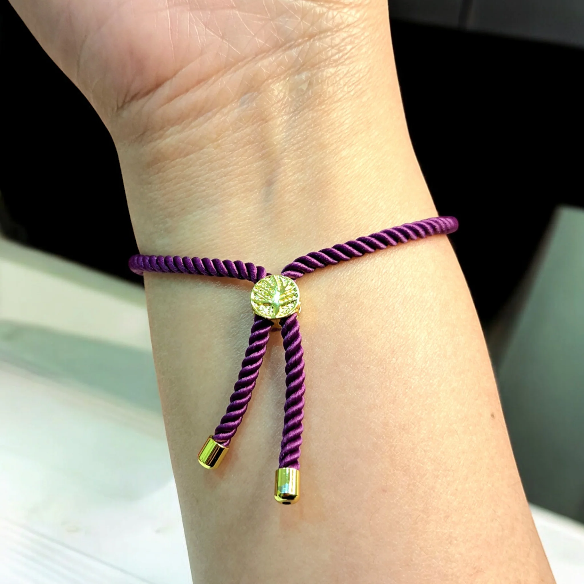 21K Pure Gold Adjustable Bracelet - Image 59