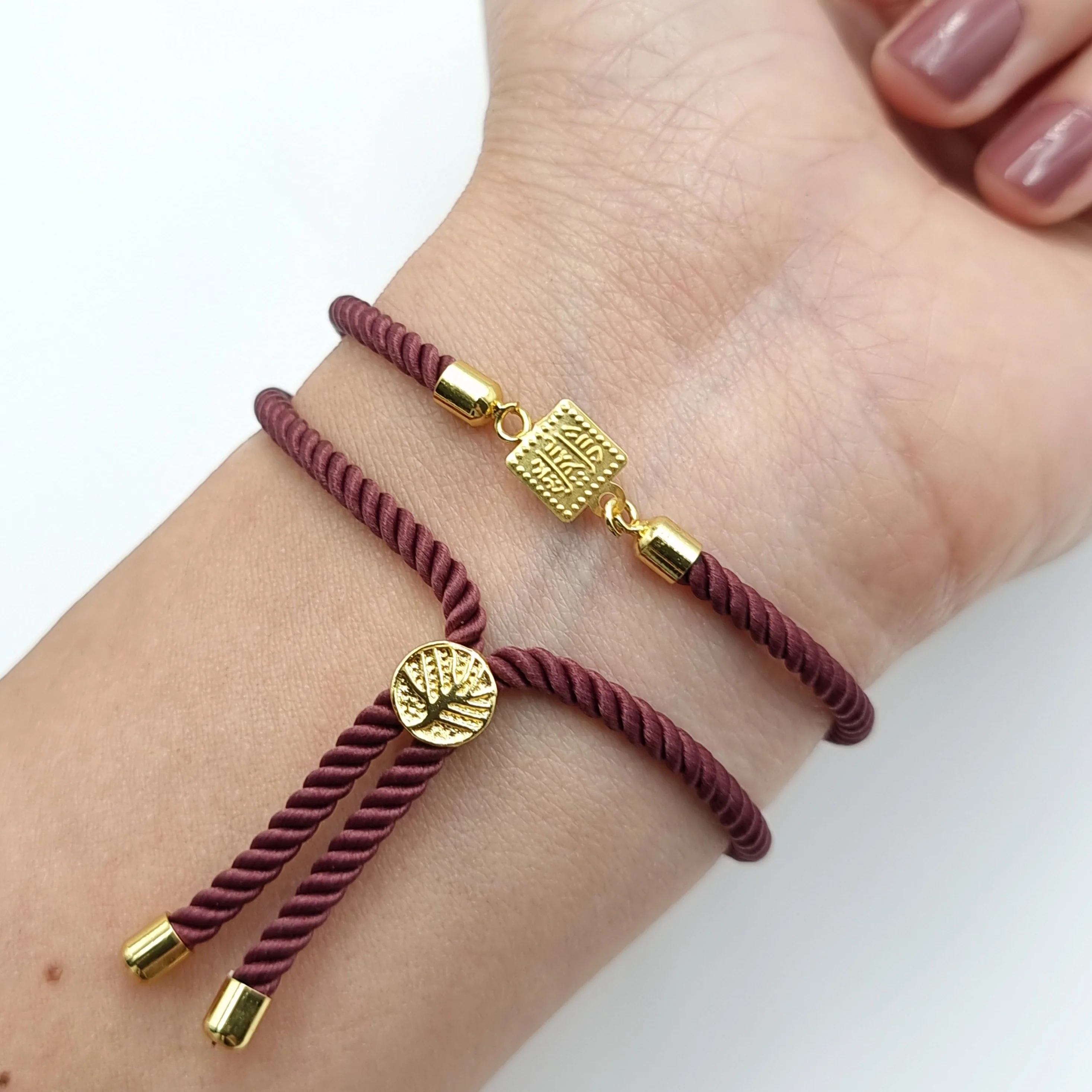 21K Pure Gold Adjustable Bracelet - Image 6
