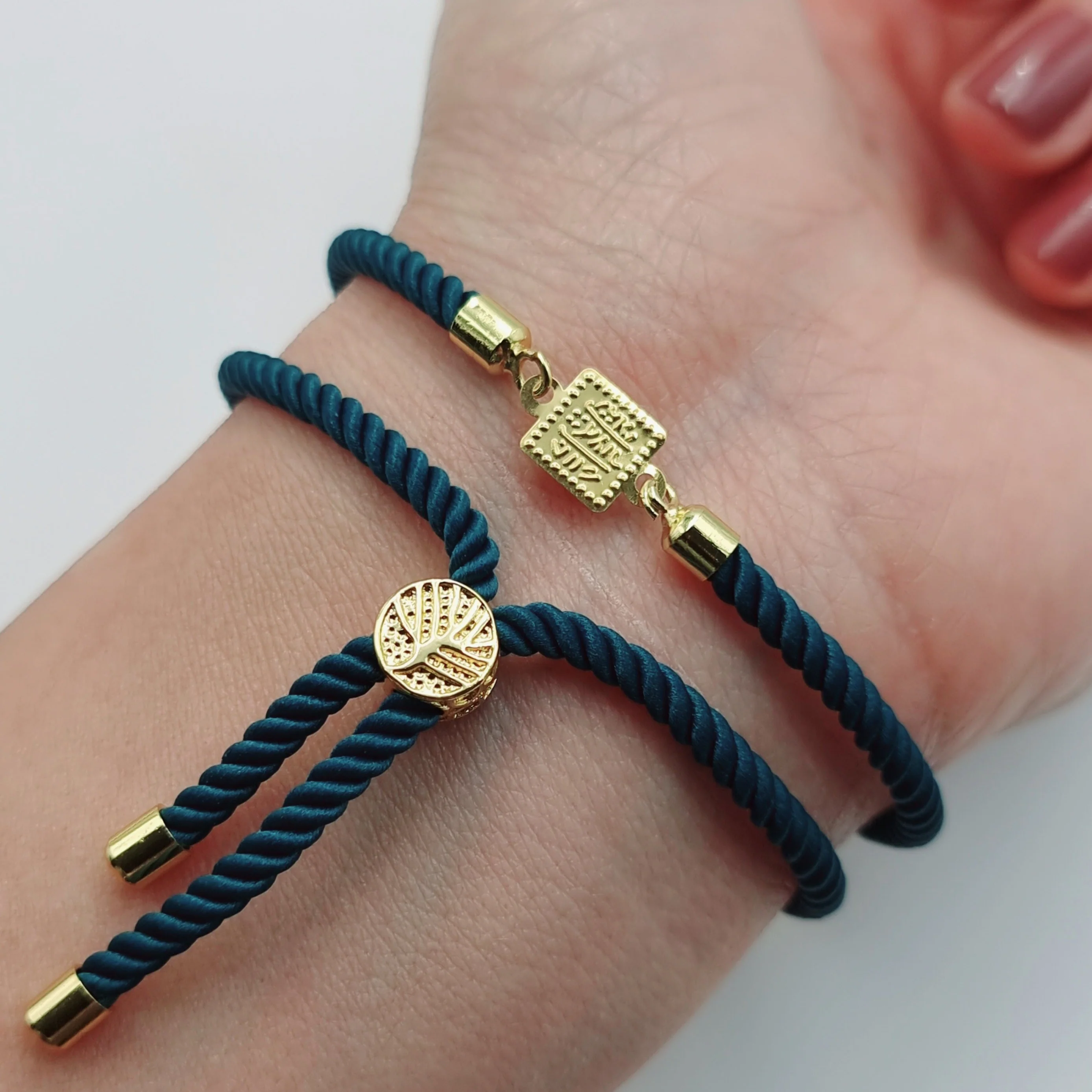 21K Pure Gold Adjustable Bracelet - Image 7