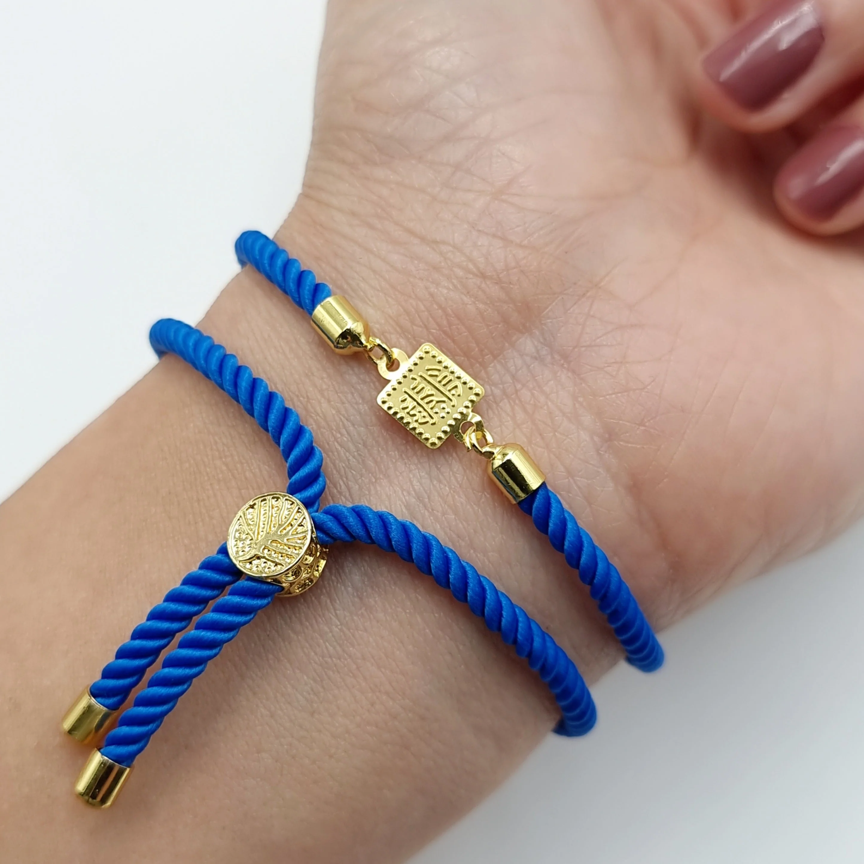 21K Pure Gold Adjustable Bracelet - Image 8