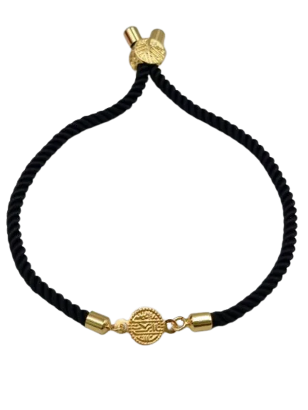 21K Pure Gold Adjustable Coin Bracelet - Image 18