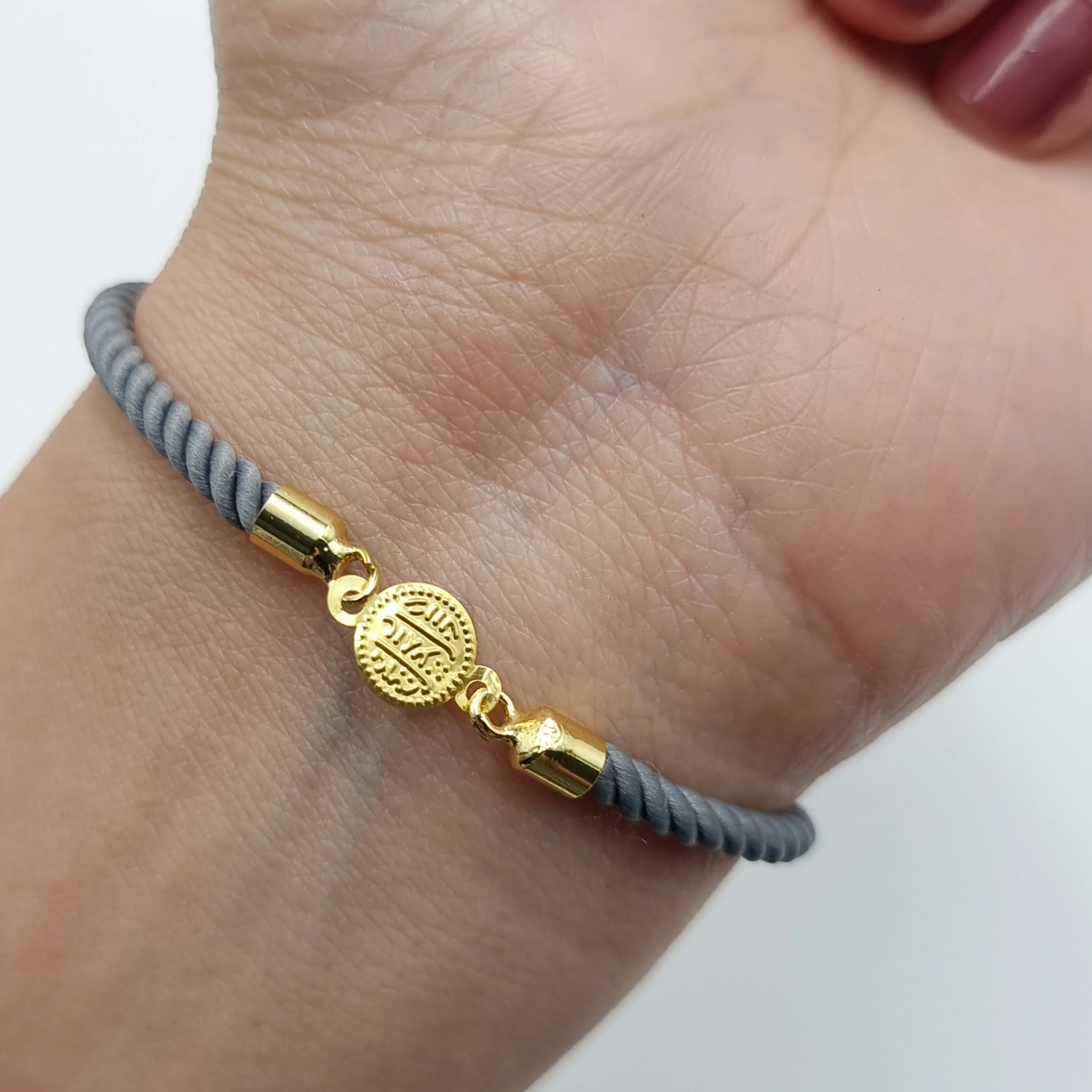 21K Pure Gold Adjustable Coin Bracelet - Image 22