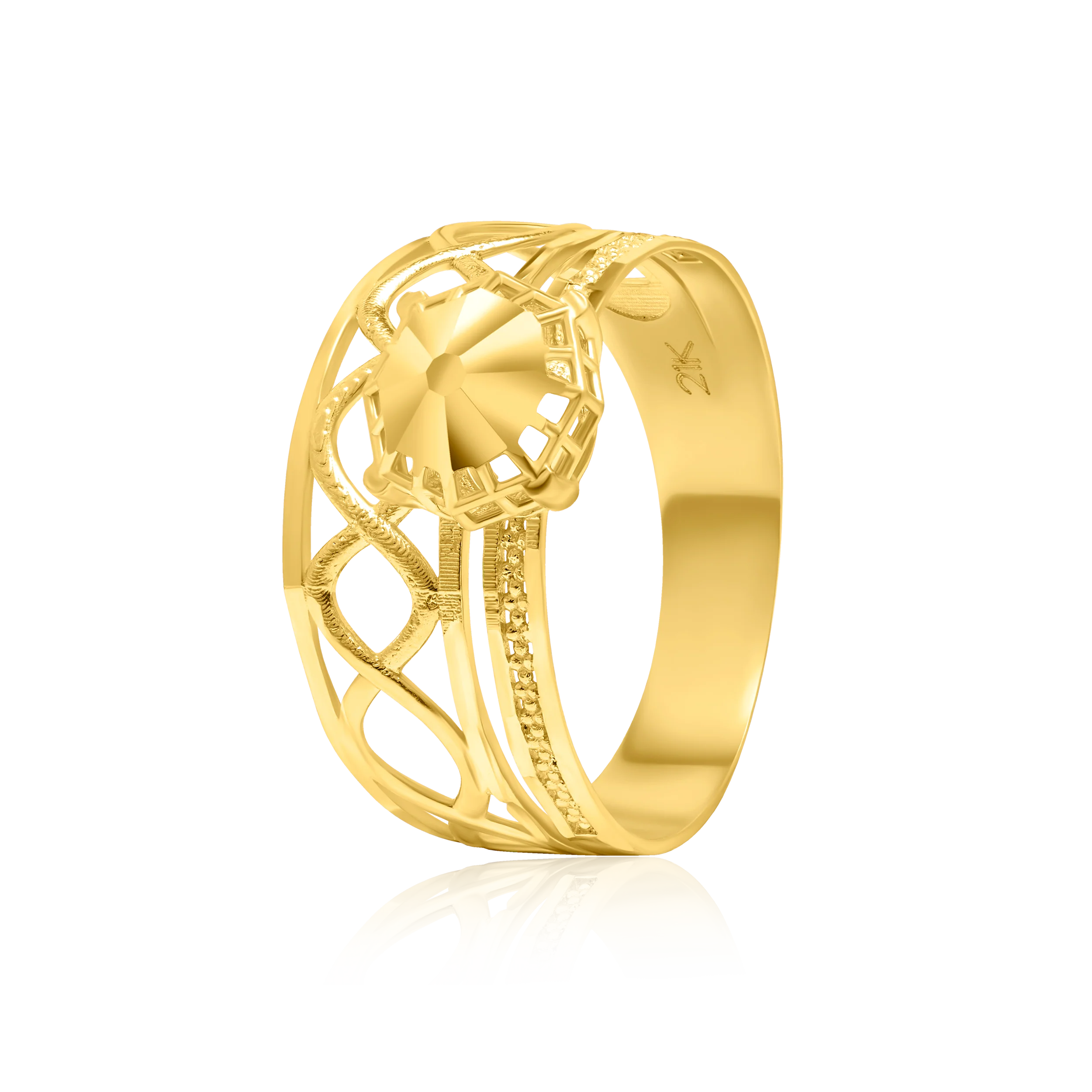 21K Pure Gold Ring Talagold