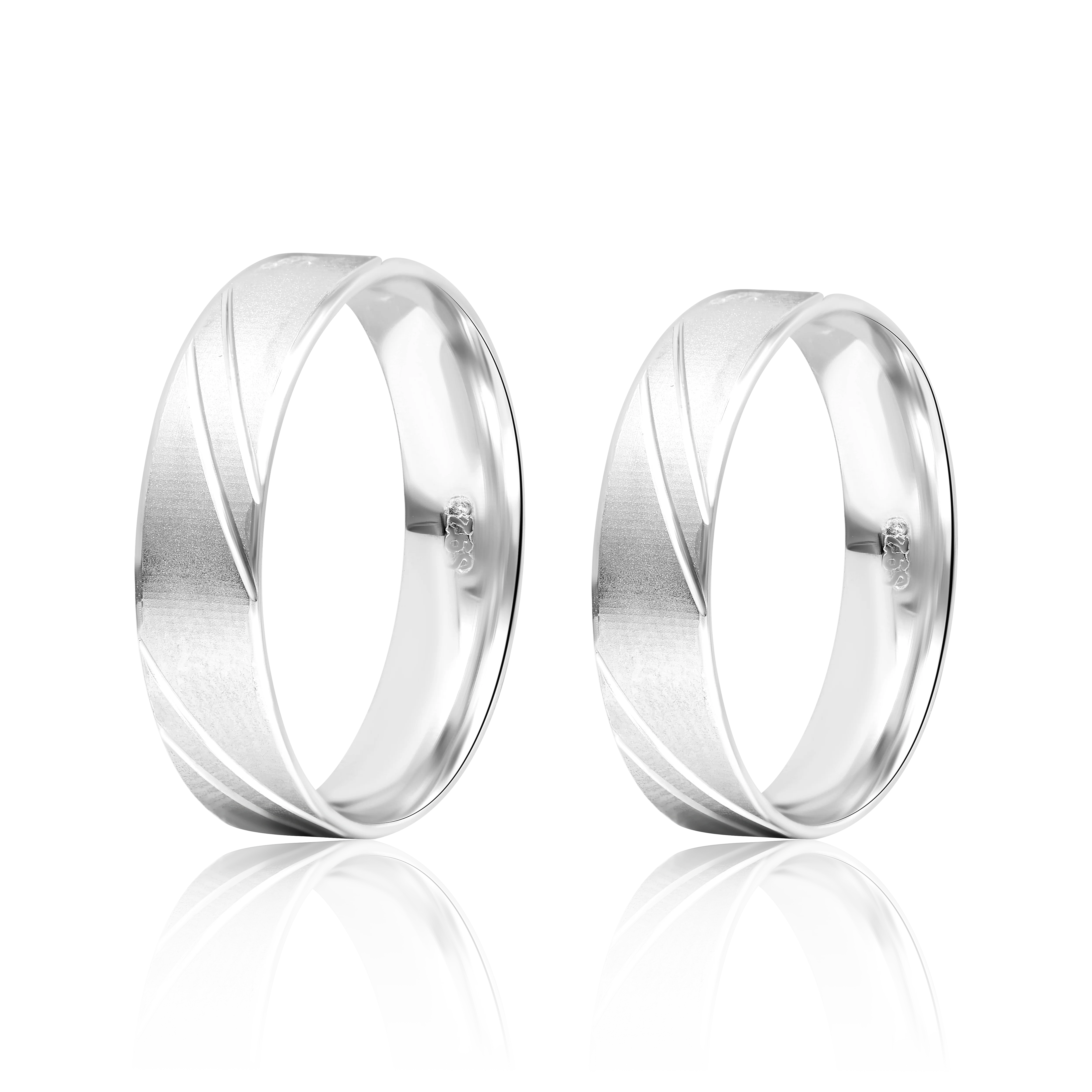 Real 925 Sterling Silver Couple Rings